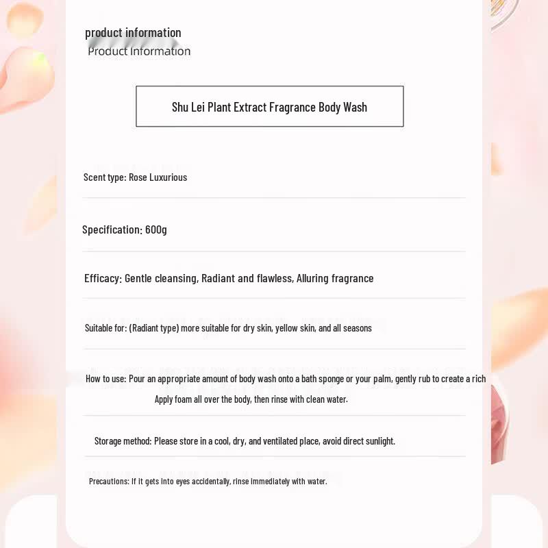 SLEK Rose Indulgence Duschgel