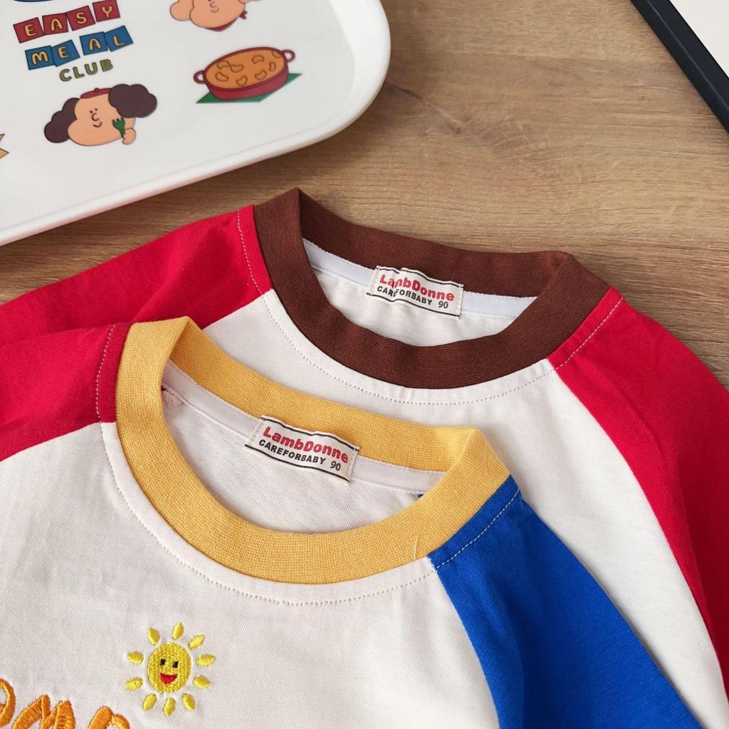 Boys' Japanese Style Short-Sleeve T-Shirt - Summer 2026 Collection, Round Neck, In Stock