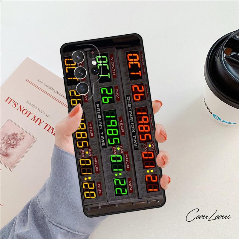

Back to the Future Flux Capacitor phone case For Samsung Galaxy S24 S25 S23 S22 Ultra Note 10 20 Plus S20 S21 FE Cover For Note10 Pro(Plus)