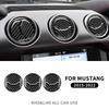 Real Carbon Fiber Dashboard Trim Panel for Ford Mustang 2015-2023 Interior