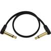 D'Addario Daddario Patch Cable (Shielded Cable) Flat Patch Cable PW-FPRR-01 (30cm L-L) [Domestic ...