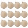 Vibrant 12pcs Flocking Round Decorative Balls for Festive Occasions