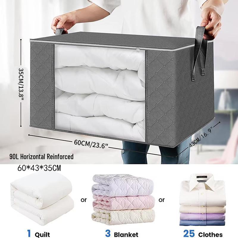 Premium Dustproof Moistureproof Non-Woven Storage Bag for Clothes and Quilts - Thickened Moving Solution