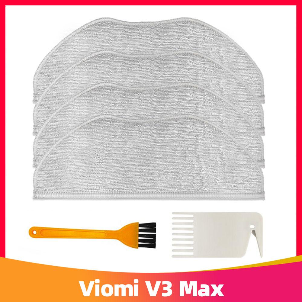 Für Xiaomi Viomi V3 Max Roboterstaubsauger Haupt-Seitenbürste Hepa-Filter Mopp-Lappen Ersatzteile Zubehör V-RVCLM27B