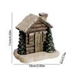 Resin Chimney Hut Decoration Cartoon Christmas Chimney Hut Incense Cone Burner  New Year Gifts