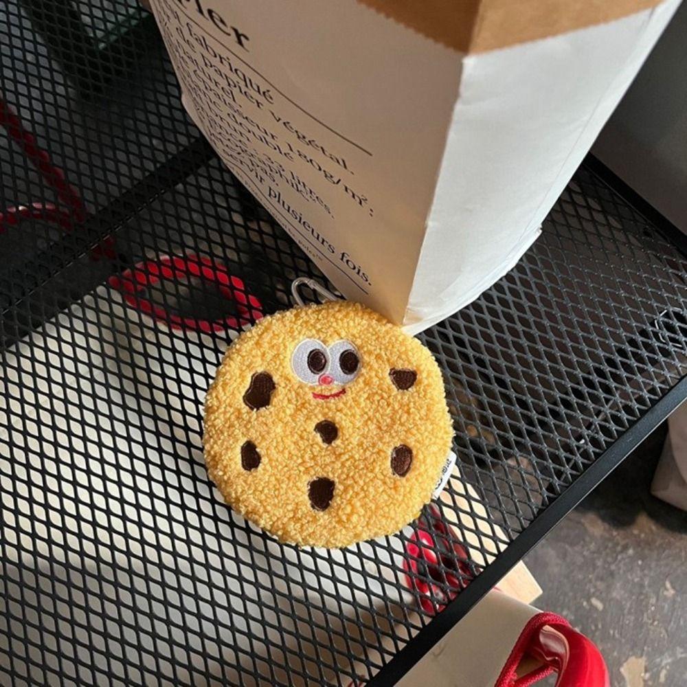 

Сумка для карт Мультяшный кулон для сумки Печенье Кошелек для монет Сумка для хранения наушников Милая сумка Плюшевый маленький кошелек B