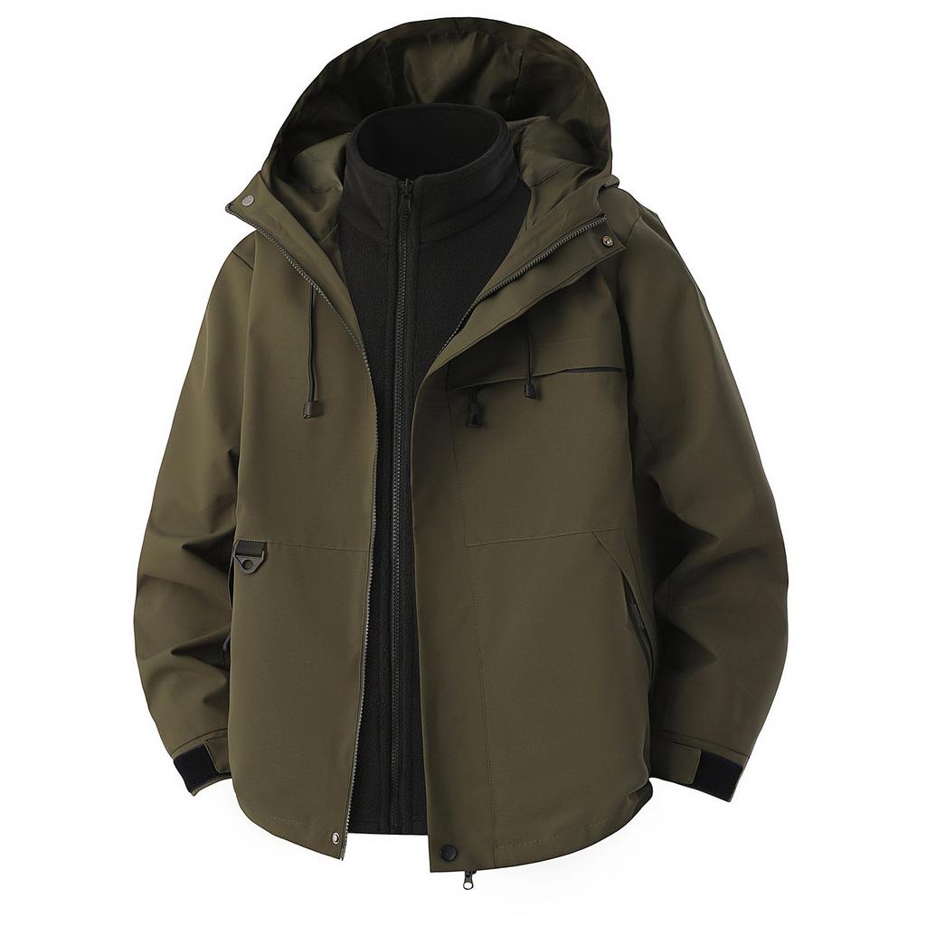 Autumn and Winter New Jacket Three-in-one Couple Outdoor Travel Jacket