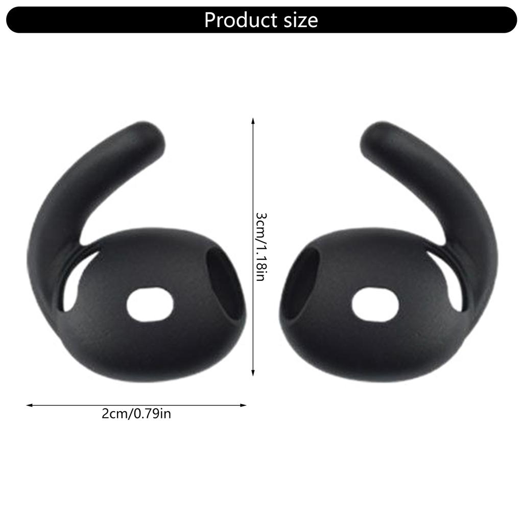 1/5Pair Soft Silicone Ear Pads Eartips Earphone Silicone Case In-ear Earbuds For 4 In Ear Earphones