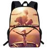 Hunters Demon Kpop Cartoon School Backpack Durable Material Anti Shock Students