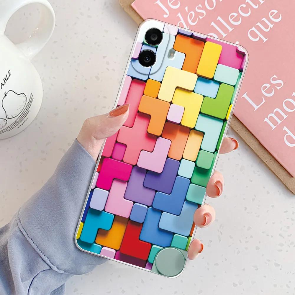 For Nothing CMF Phone 1 Case Clear Shockproof Phone Case For Nothing CMF Phone1 Fashion Clear Soft Silicone TPU Back Cover Funda Nothing CMF Phone 1