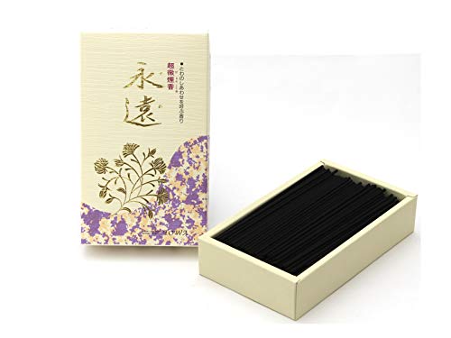 Eternal fresh floral scent, almost smokeless incense