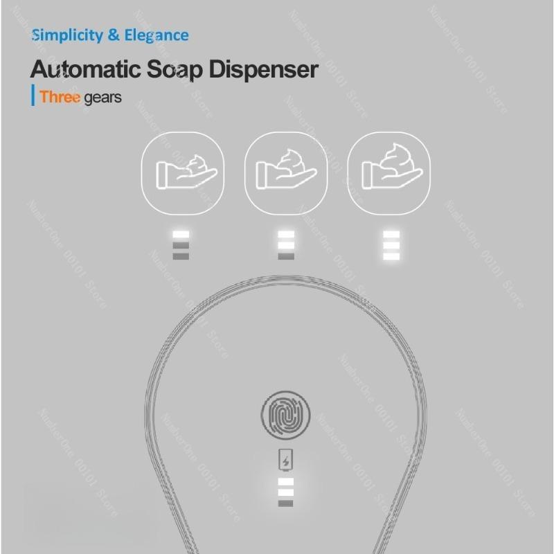 Electric Foaming Mobile Phone Soap Dispenser, Automatic Soap Foam Dispenser for Hygiene and Convenience