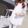 Women Summer Large Size Dress Shirt Loose Embroidery Shirt