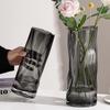 Glass Vase Decoration Living Room Flowers Roses Lily Vase Large Diameter Vase