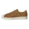 adidas Originais Superstar Moda Vintage Sapatos de Skate Confortáveis Tênis Unissex Marrom Branco JQ3265