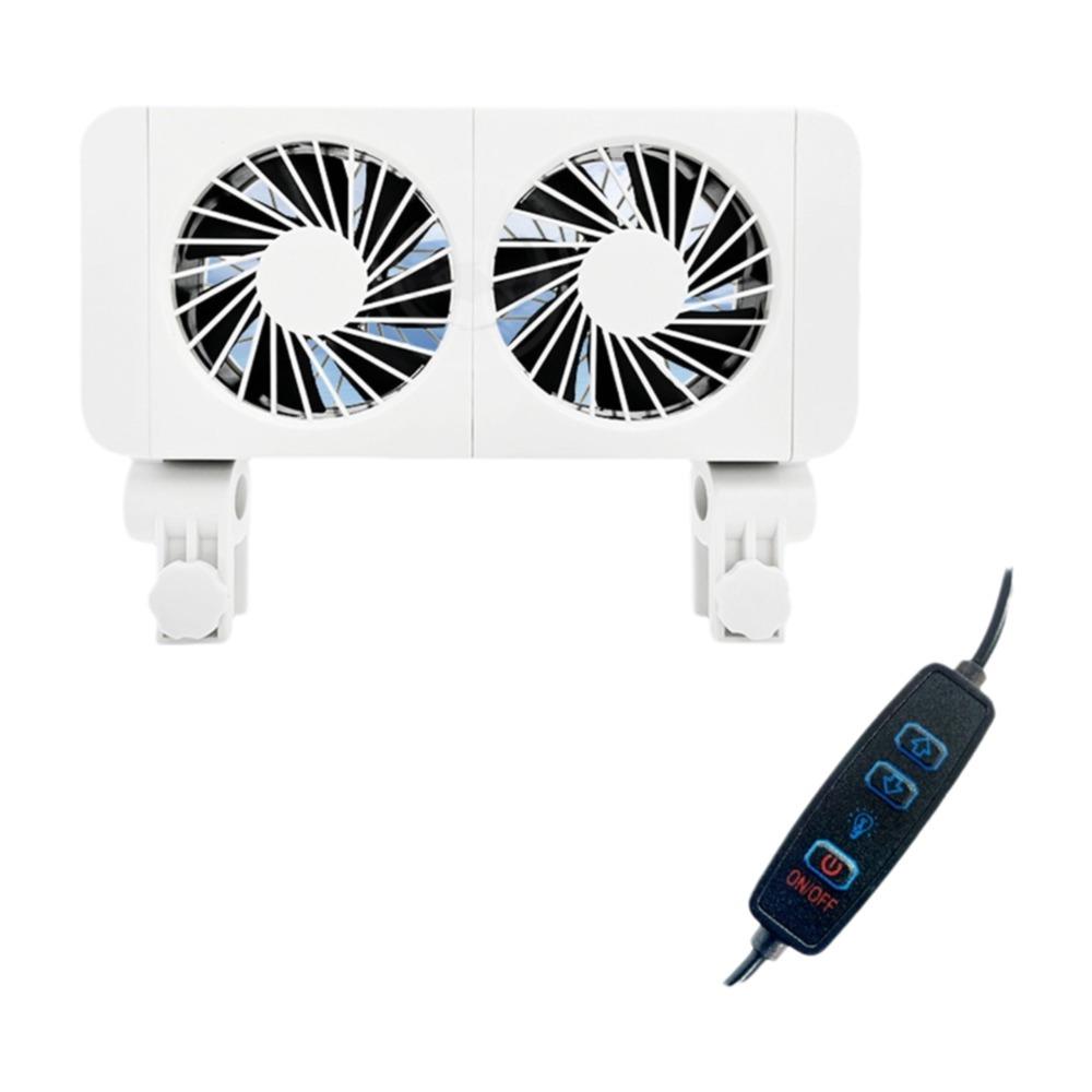Wall Mounted Heat Dissipation Fan 1/2/3/4/5/6 Heads Fish Tank Cooler Aquarium Wall Fan  Summer