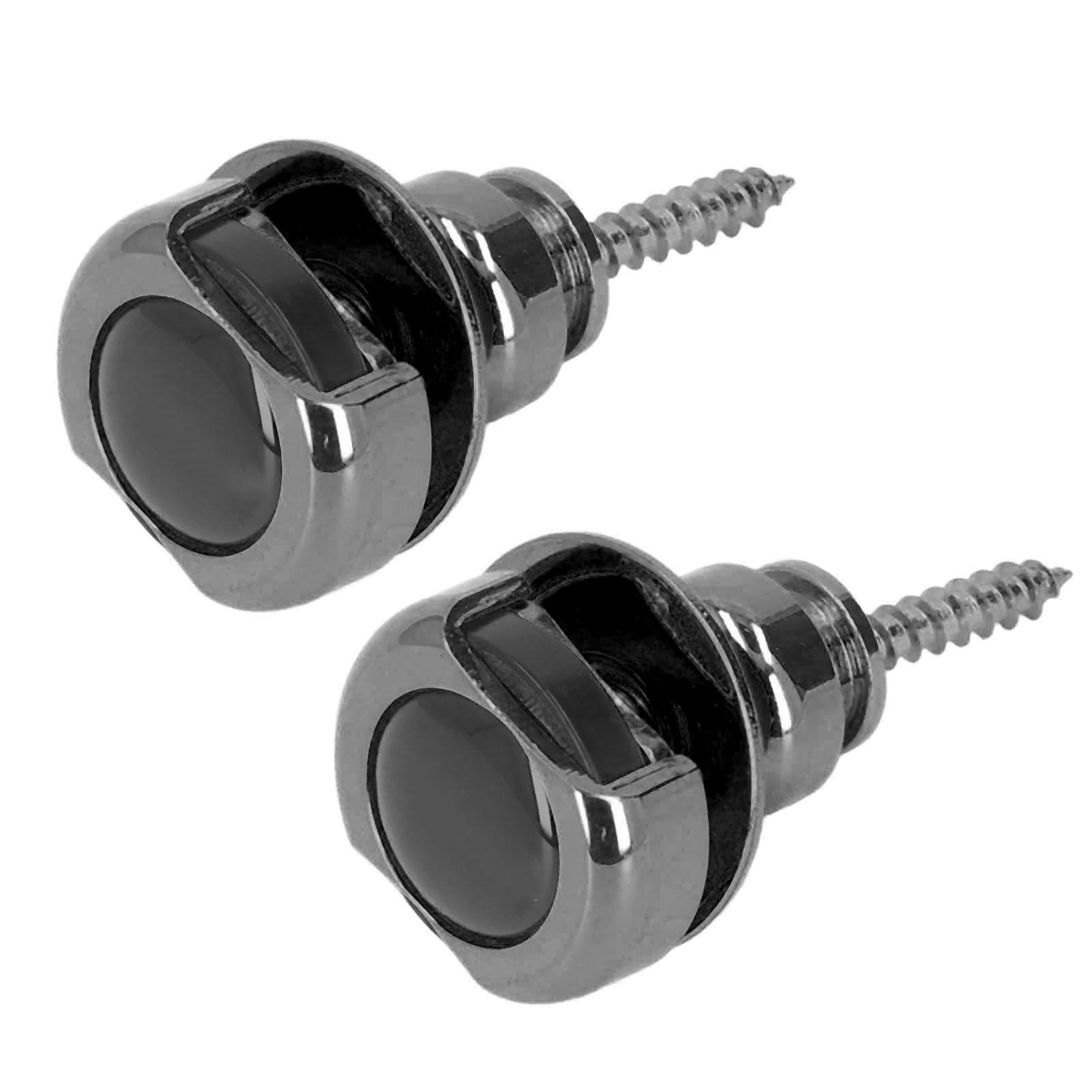 

Guitar Strap Lock Set End Button Peg Acoustic Electric Guitars Bass Replacement Accessories Black чёрный