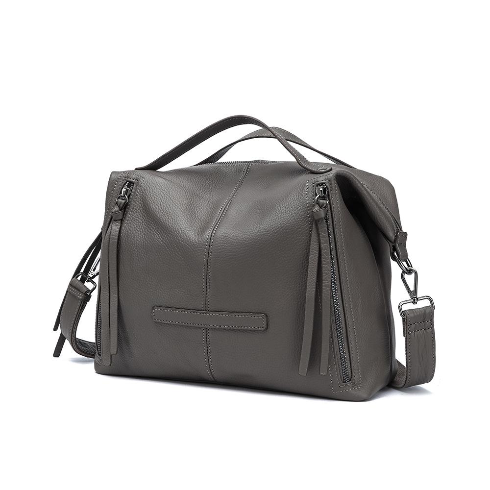 

Новая женская модная сумка кроссбоди через плечо из натуральной кожи большой вместимости - Универсальная осенняя сумка-подушка