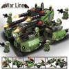 Compatible Military SWAT Armored Car Building Blocks - Educational Assembly Toy for Boys