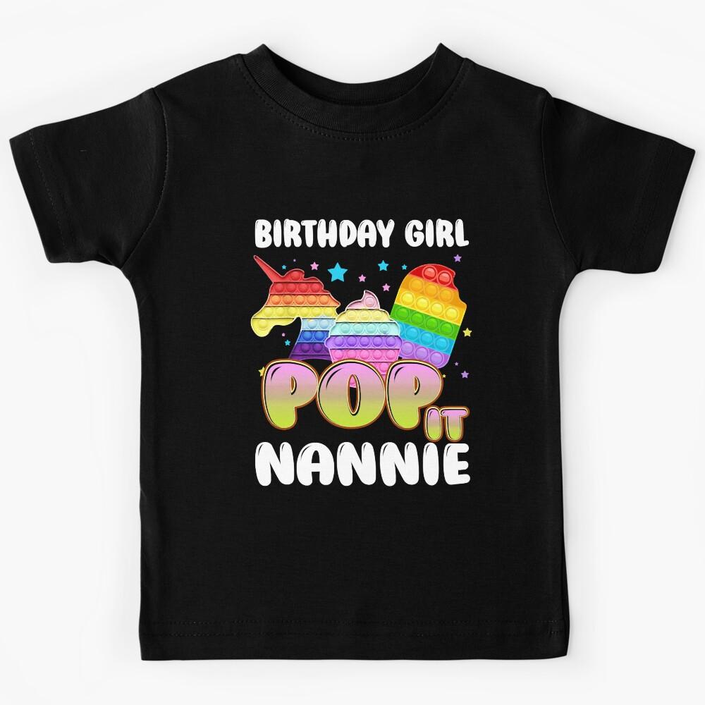 Pop It Nannie Of The Girl Unicorn Ice Tank Top Kids T-Shirt 140