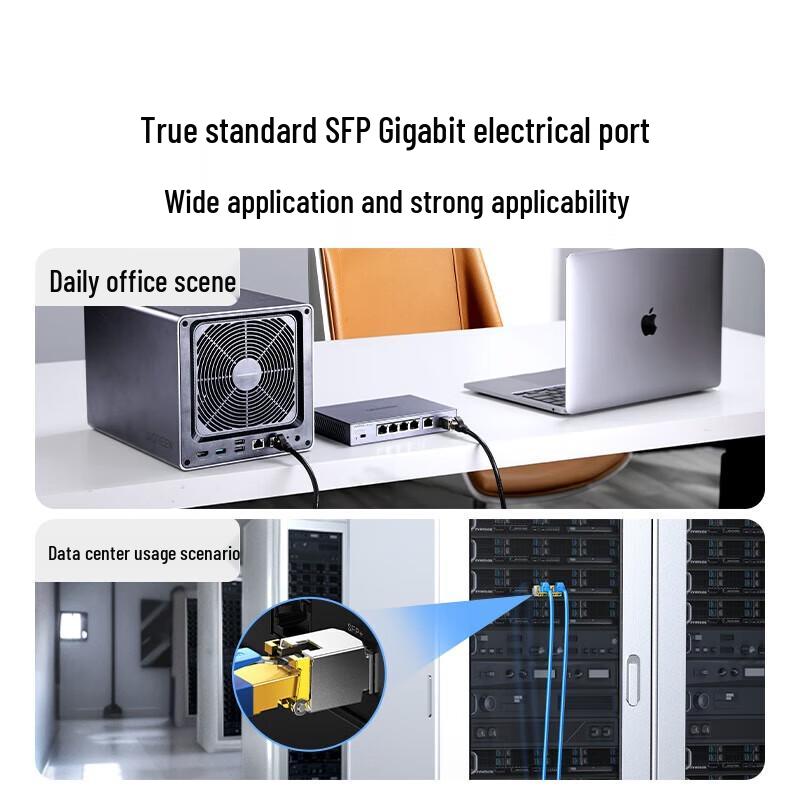Ugreen SFP Gigabit Optical-to-Electrical RJ45 Module