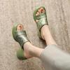 Thick-soled High-heeled Slippers Women's Summer Fashion Increases Height and Looks Thin, Versatile Sandals Are Trendy and High-end