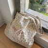 Simple and Casual Daily Shopping Multi-purpose Fine-strand Shoulder Bag with An Underarm Tote Pouch