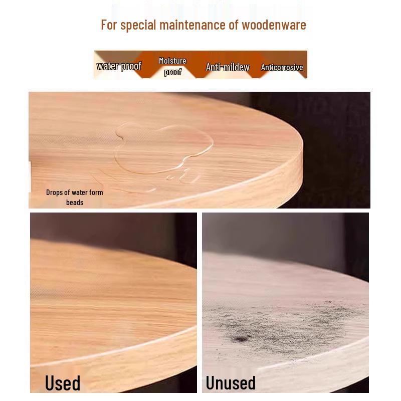 Wood Wax Oil: Transparent Anti-Mold Beeswax for Solid Wood Furniture Polishing and Maintenance
