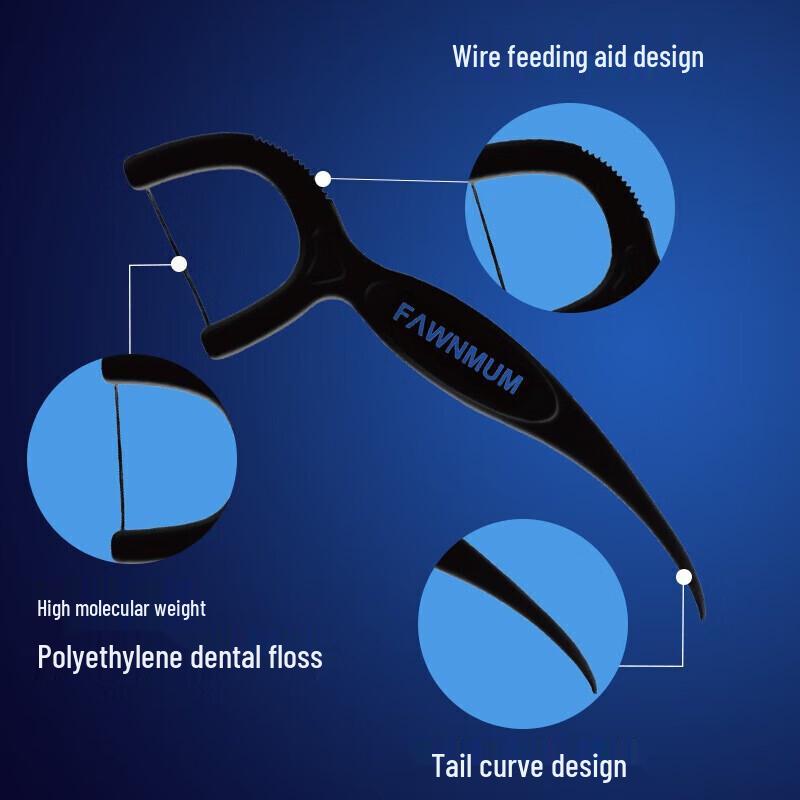 Deer Mom Ultra-Fine Dental Floss Picks