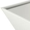 Garden Planter White 35 X 35 X 15 Cm Cold Rolled Steel
