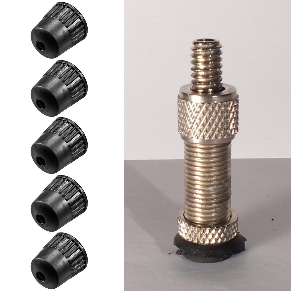 10/30/50Pcs Black Valve Caps Plastic Bike Tire Caps Air Dust Covers-Used on Valves for Bicycle, MTB Mountain, Road Bike