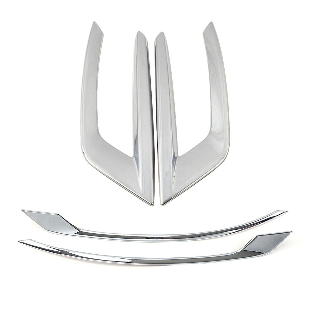 Pentru Volvo XC60 2018-2022, cromat, fară de ceață față, fară de ceață spate, acoperire, cadru ABS exterior