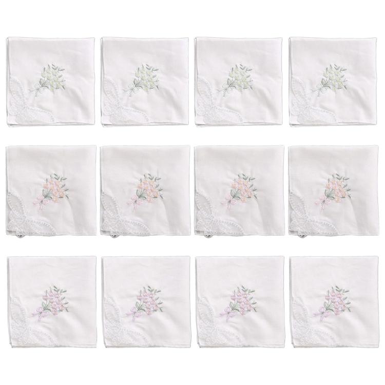 Белый кружевной носовой платок женский хлопковый вышитый носовой платок кружевной большой бандана