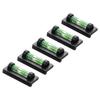 2/5x Liquid Level Indicator Mini Bubble For Spirit Level For Daily Leveling Bottom Magnetic Horizontal Bead Bracket Level Gauge