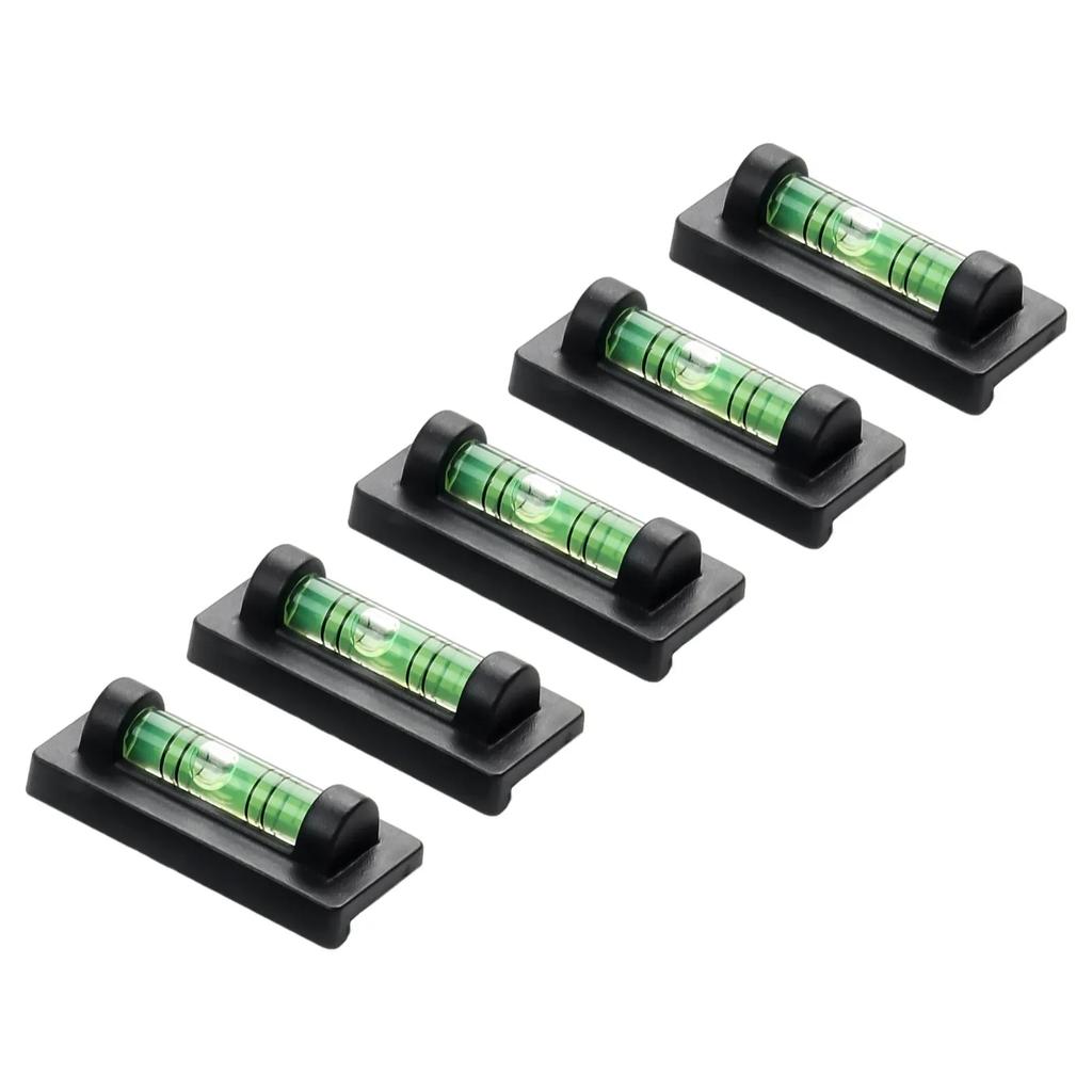 2/5x Liquid Level Indicator Mini Bubble For Spirit Level For Daily Leveling Bottom Magnetic Horizontal Bead Bracket Level Gauge