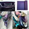 2Mx152cm 3D Carbon Fiber Purple Chameleon Vinyl Wrap Film Car Hood Bonnet Roof Wrapping Decals Sticker Sheets Air Release Free