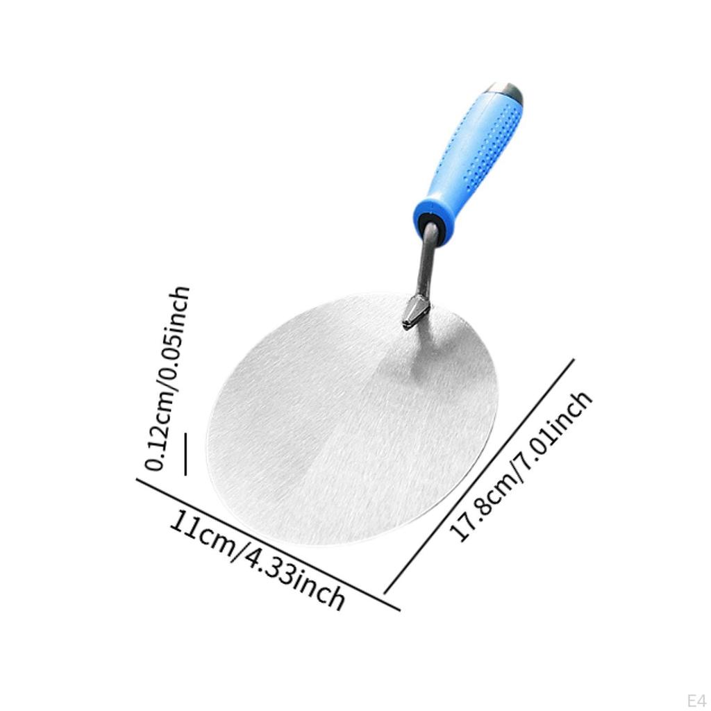 Kielnia murarska ręczna do tynkowania, dekoracji wnętrz, gładka, wielofunkcyjna, do