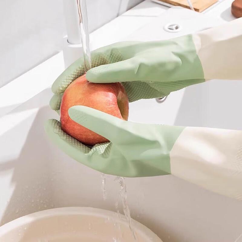 AVADEN Latex Dishwashing Gloves
