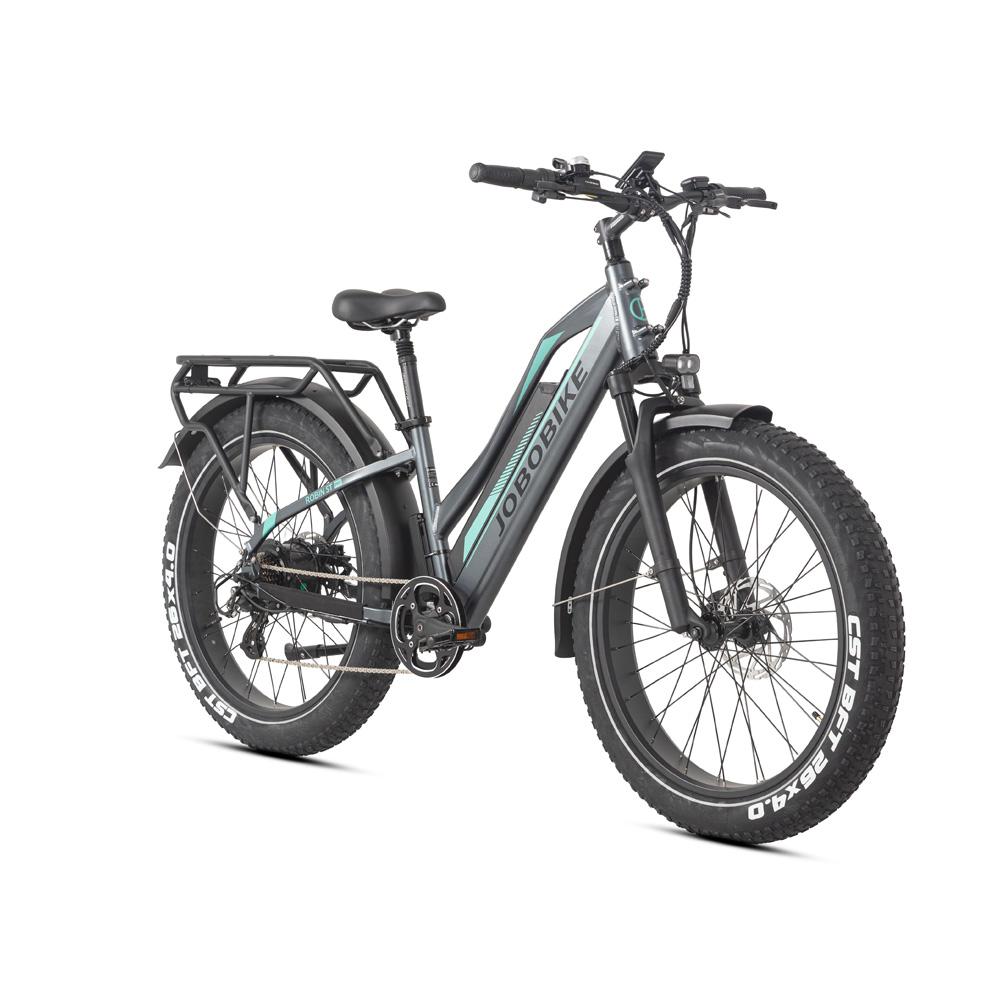 JOBOBIKE ROBIN PRO ST-F33 Elektrofahrrad für Erwachsene mit 48V 17,5Ah Akku grau