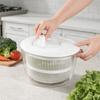 Large Capacity Vegetable Washer Dryer Plastic Salad Dryer Practical Fruit Drain Basket  Kitchen