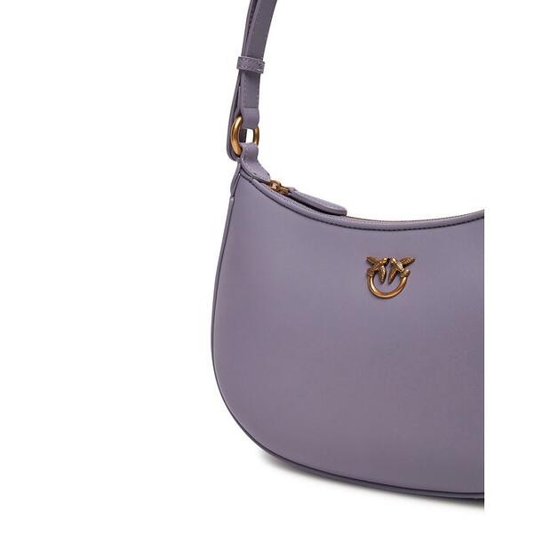 Сумка PINKO Half Moon Mini Fl PE 25 PLTT 102790 A0F1 фиолетовый