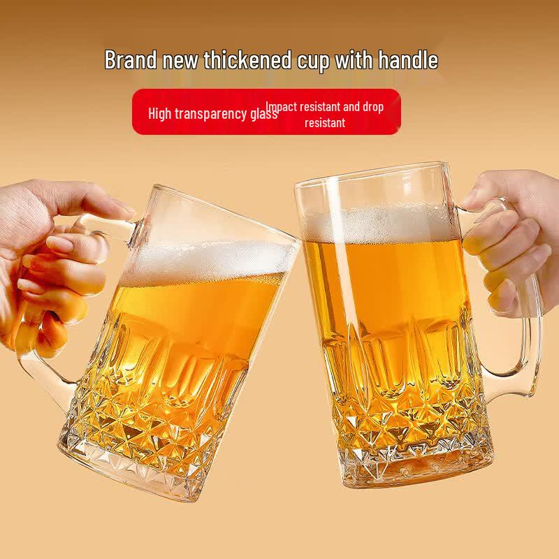 Miss Kitchen High Borosilicate Glass Beer Mug