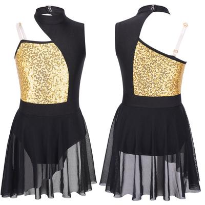 Body da balletto per bambina, costume da danza contemporanea, abbigliamento da ballo, moderno, jazz, latino, lirico
