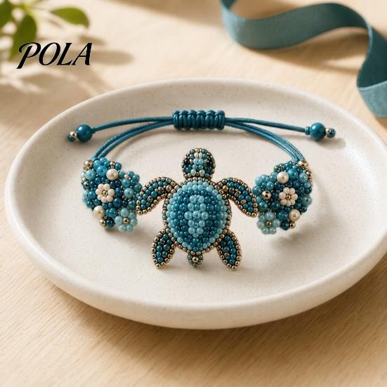 Personalisierte Schmuckzubehörteile DIY Armband-Herstellungsset, Set mit bunten Perlen und Tier-Anhängern, Handgemachtes Bastelset für Erwachsene