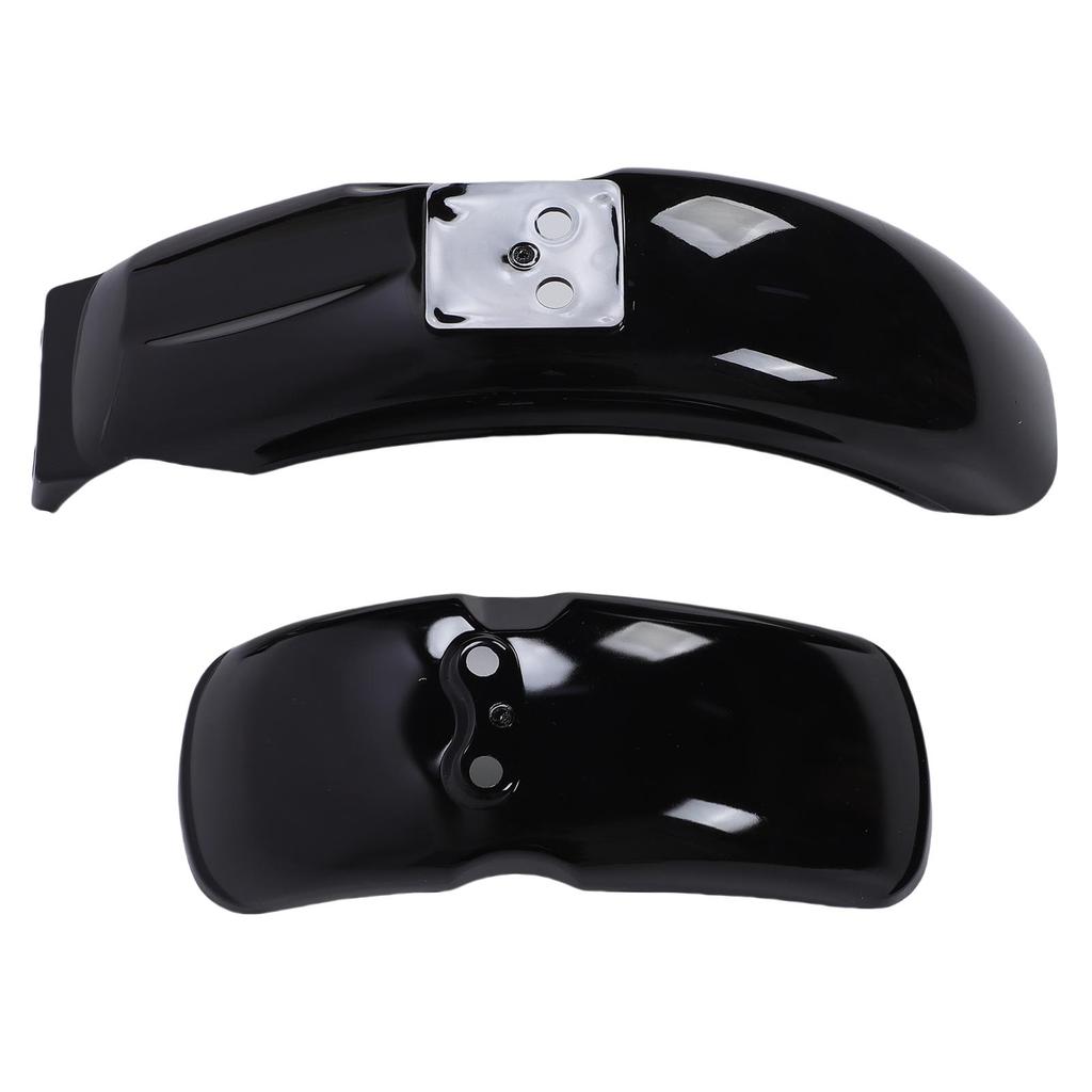 Motorcycle Front Rear Mudguard Protector Set Gloss Black Replacement for Monkey Gorilla Bikes Z50 Z50A Z50J Z110 Z125