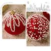 3Pcs/Set Creative Christmas Tree Balls Shiny Xmas Baubles Durable Xmas Ornament Ball  Scene Supplies