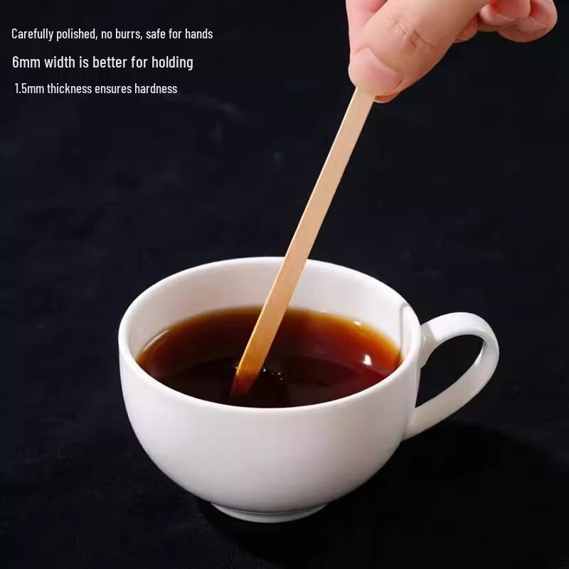 Individually Wrapped Wooden Coffee Stirrers