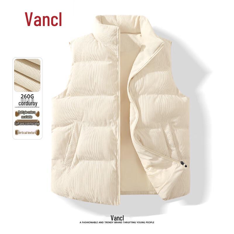 

VANCL Men s Winter Thickened Corduroy Padded Vest 2XL