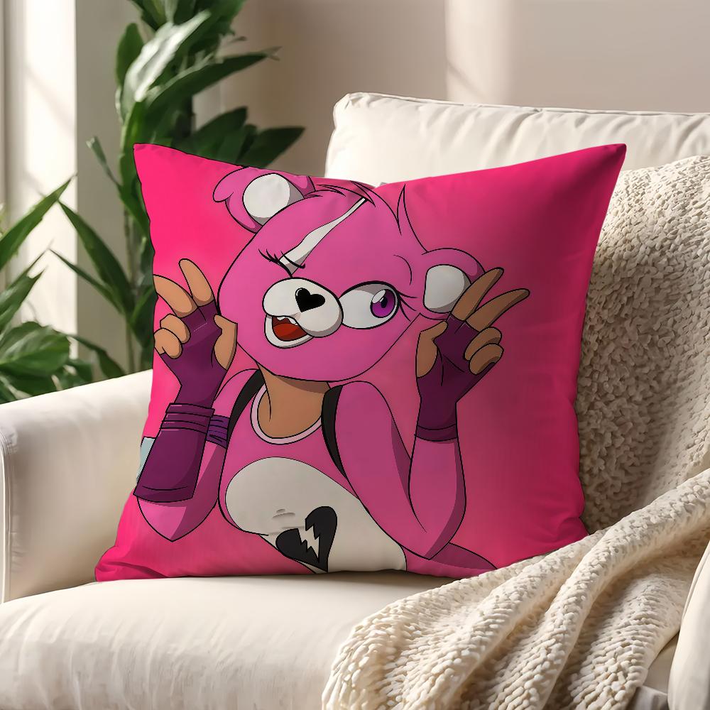 FFORTNITE Cuddle Team Leader cushion cover For Pillow Printing Sofa Decoration Home CarRoom Coffee Shop Office NordicSimplicity