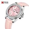 Women's Quartz Watch Simple Diamond Inlaid Waterproof Luminous Calendar Three Needle Business Fashion Women's Watch